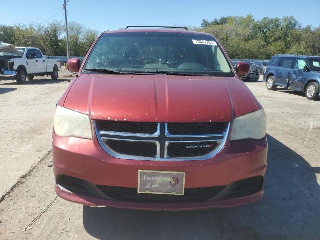 2C4RDGCG6ER289301 - 2014 DODGE GRAND CARA SXT RED photo 5