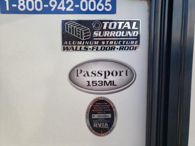 4YDT15316HT416539 - 2017 KEYSTONE PASSPORT TWO TONE photo 8