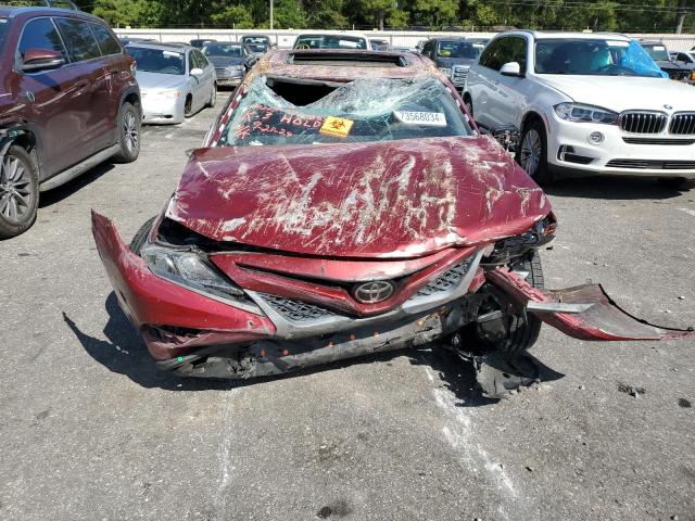 4T1B11HK2JU524225 - 2018 TOYOTA CAMRY L MAROON photo 5