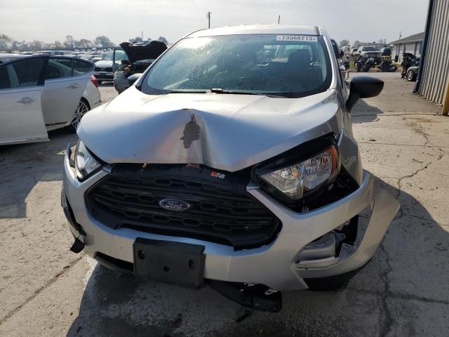 MAJ6S3FL7MC450861 - 2021 FORD ECOSPORT S SILVER photo 5