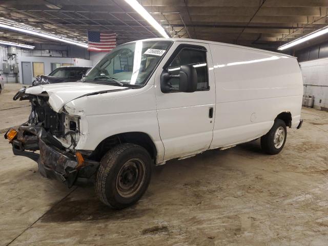 1FTNE14W39DA81786 - 2009 FORD ECONOLINE E150 VAN WHITE photo 1