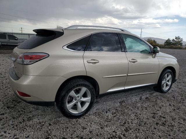 2T2BK1BA1EC227317 - 2014 LEXUS RX 350 BASE GOLD photo 3