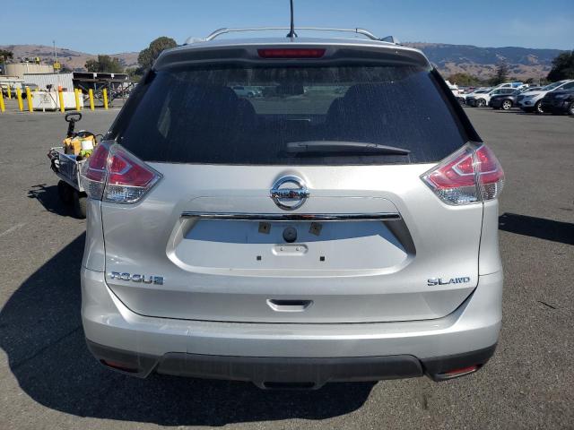 5N1AT2MVXFC915485 - 2015 NISSAN ROGUE S SILVER photo 6