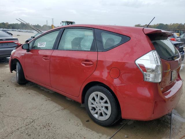 JTDZN3EU5EJ001698 - 2014 TOYOTA PRIUS V RED photo 2