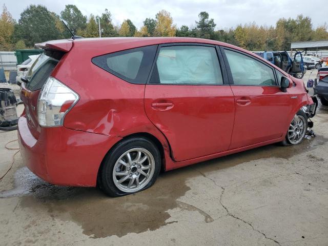 JTDZN3EU5EJ001698 - 2014 TOYOTA PRIUS V RED photo 3