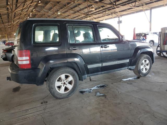 1J4PN2GK7AW140591 - 2010 JEEP LIBERTY SPORT BLACK photo 3