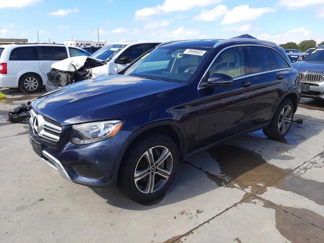 WDC0G4JB1KV125110 - 2019 MERCEDES-BENZ GLC 300 BLUE photo 1