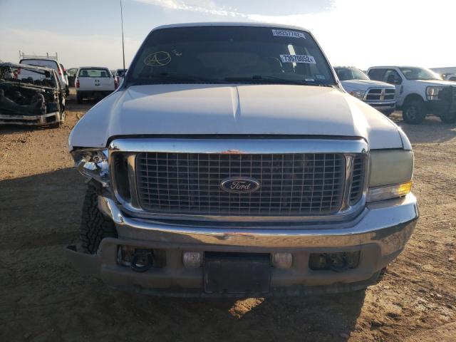 1FMSU43F52EC75479 - 2002 FORD EXCURSION LIMITED WHITE photo 5