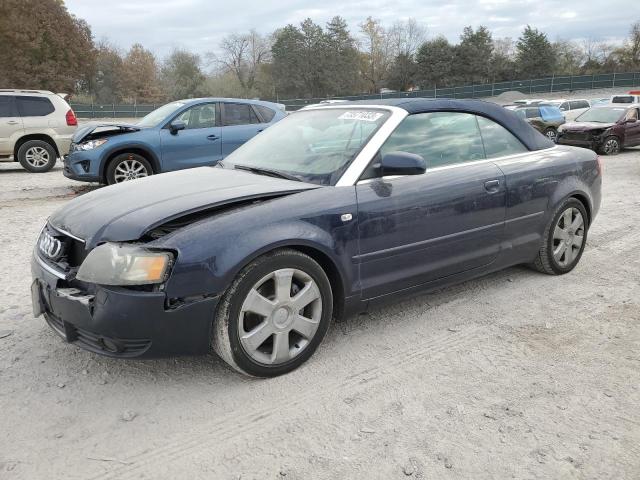 WAUDT48H36K010770 - 2006 AUDI A4 QUATTRO BLUE photo 1