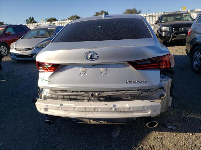 JTHBA1D28G5024128 - 2016 LEXUS IS 200T SILVER photo 6