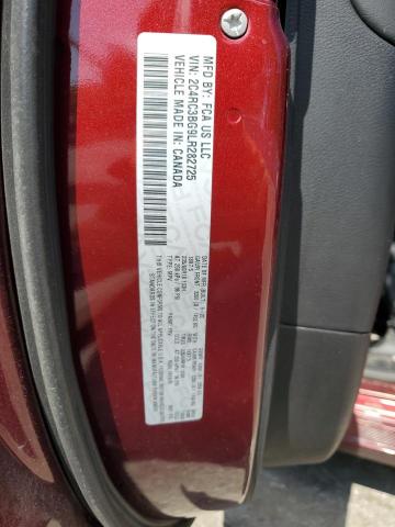 2C4RC3BG9LR282725 - 2020 CHRYSLER PACIFICA TOURING L Tünd qırmızı foto 13