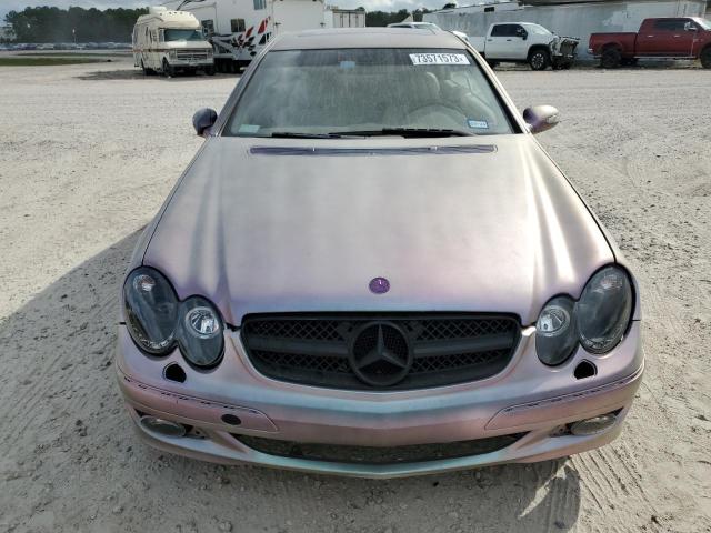 WDBTJ72H09F262812 - 2009 MERCEDES-BENZ CLK 550 SILVER photo 5