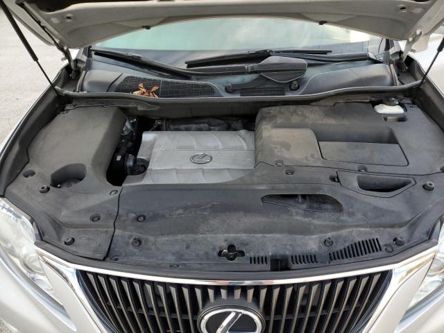 2T2BK1BA7CC141118 - 2012 LEXUS RX 350 SILVER photo 12