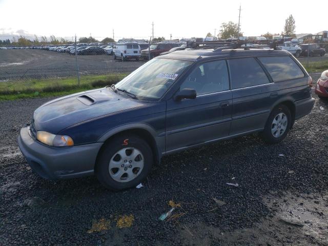 4S3BG6858X7633628 - 1999 SUBARU LEGACY WAG OUTBACK BLUE photo 1