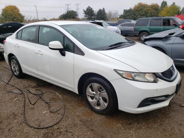 19XFB2F52DE050740 - 2013 HONDA CIVIC LX WHITE photo 4