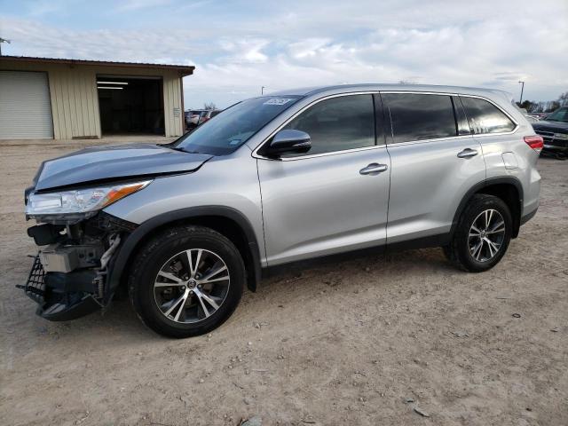 5TDZZRFH5KS302348 - 2019 TOYOTA HIGHLANDER LE SILVER photo 1