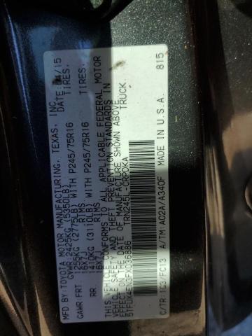 5TFUX4EN3FX036886 - 2015 TOYOTA TACOMA ACCESS CAB Сұр фото 13