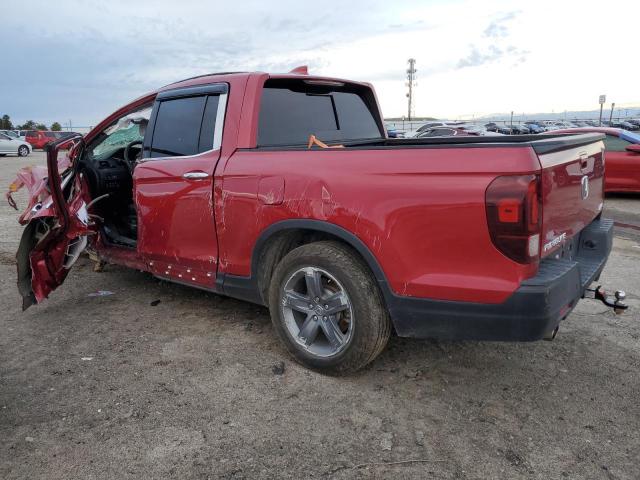 5FPYK3F73MB003413 - 2021 HONDA RIDGELINE RTL RED photo 2