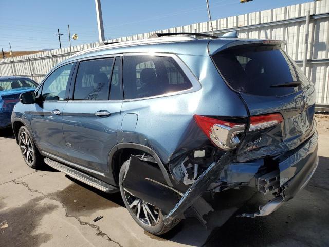 5FNYF6H03KB012348 - 2019 HONDA PILOT ELITE BLUE photo 2