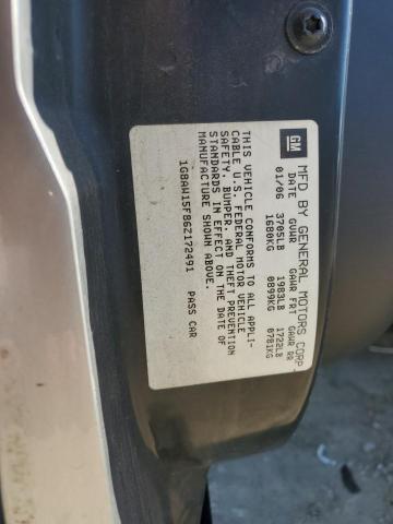 1G8AW15F86Z172491 - 2006 SATURN ION LEVEL 3 SILVER photo 12