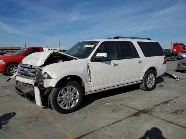 1FMJK1K56DEF64060 - 2013 FORD EXPEDITION EL LIMITED WHITE photo 1