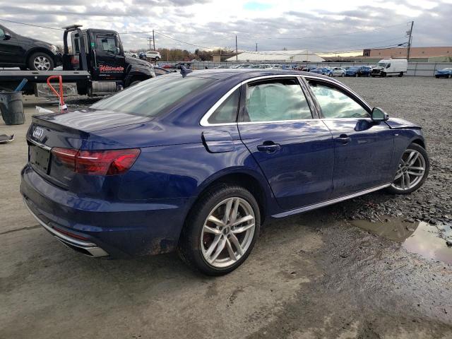 WAUDNAF45LN008585 - 2020 AUDI A4 PREMIUM BLUE photo 3