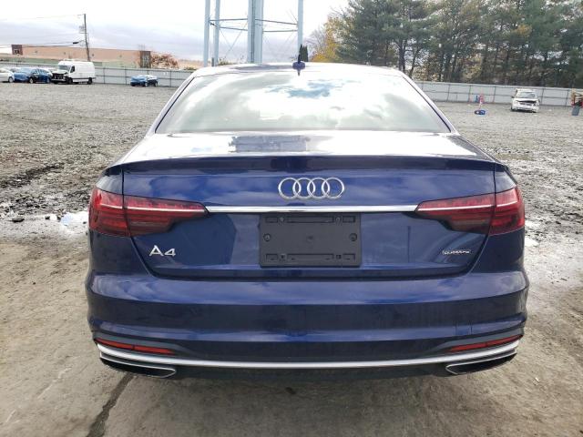 WAUDNAF45LN008585 - 2020 AUDI A4 PREMIUM BLUE photo 6