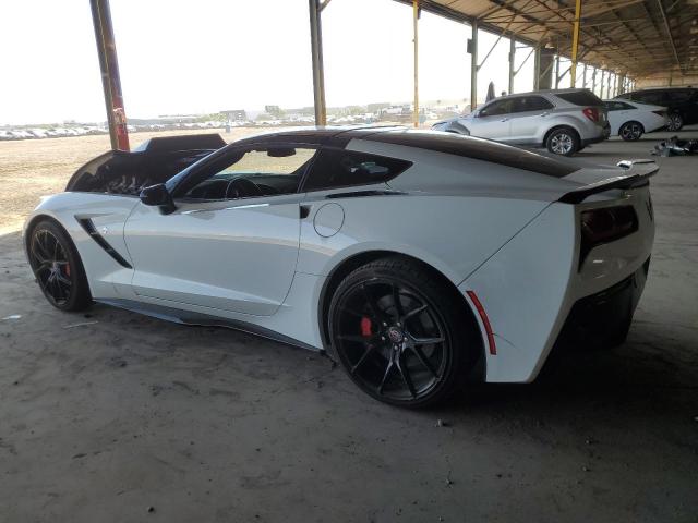 1G1YB2D74K5115294 - 2019 CHEVROLET CORVETTE STINGRAY 1LT WHITE photo 2