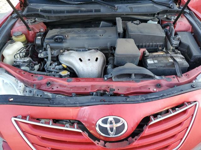 4T1BE46K37U121372 - 2007 TOYOTA CAMRY CE أحمر صورة 11