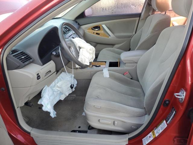 4T1BE46K37U121372 - 2007 TOYOTA CAMRY CE أحمر صورة 7