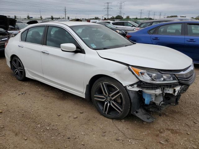 1HGCR2F54HA274682 - 2017 HONDA ACCORD SPORT WHITE photo 4