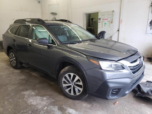 4S4BTACC7M3210249 - 2021 SUBARU OUTBACK PREMIUM GRAY photo 4