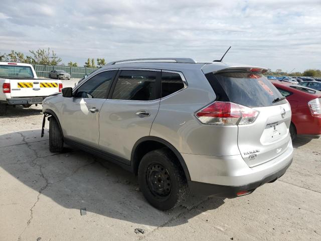 KNMAT2MTXFP529029 - 2015 NISSAN ROGUE S SILVER photo 2