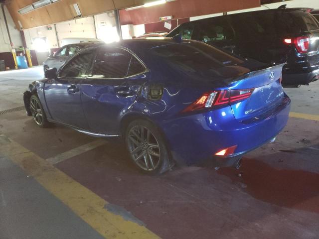 JTHCM1D20G5012700 - 2016 LEXUS IS 300 BLUE photo 2