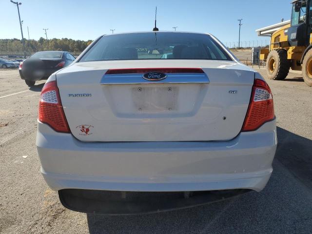 3FAHP0GA3CR438065 - 2012 FORD FUSION S WHITE photo 6