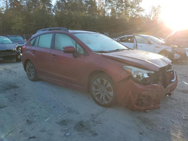 JF1GPAW63FH301132 - 2015 SUBARU IMPREZA SPORT LIMITED RED photo 4