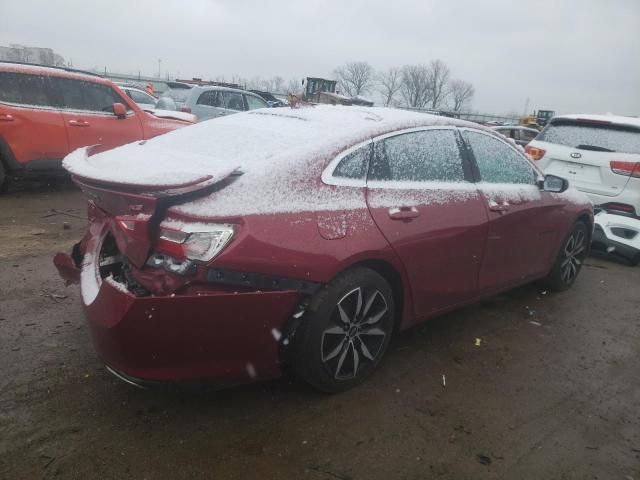 1G1ZG5ST6LF128745 - 2020 CHEVROLET MALIBU RS MAROON photo 3