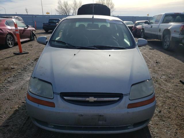 KL1TJ52604B232186 - 2004 CHEVROLET AVEO LS 银色 照片 5