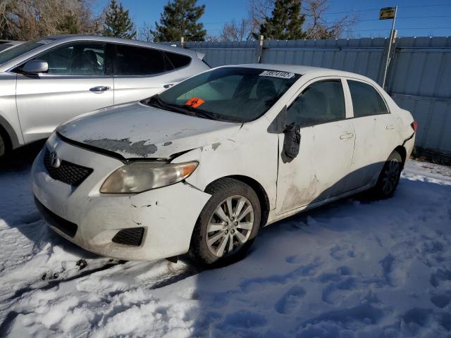 1NXBU4EE1AZ182547 - 2010 TOYOTA COROLLA BASE WHITE photo 1