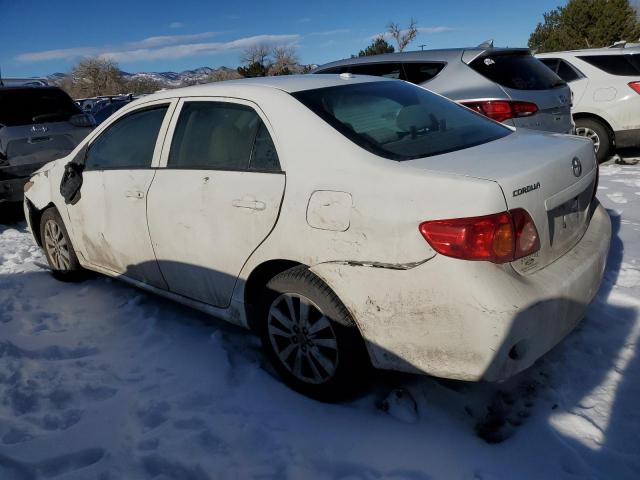 1NXBU4EE1AZ182547 - 2010 TOYOTA COROLLA BASE WHITE photo 2