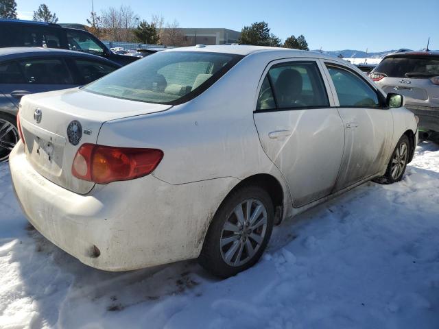 1NXBU4EE1AZ182547 - 2010 TOYOTA COROLLA BASE WHITE photo 3