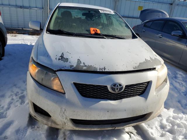 1NXBU4EE1AZ182547 - 2010 TOYOTA COROLLA BASE WHITE photo 5