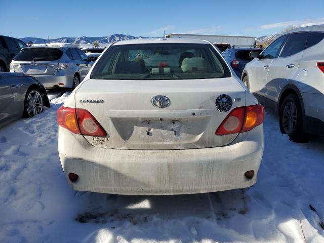 1NXBU4EE1AZ182547 - 2010 TOYOTA COROLLA BASE WHITE photo 6