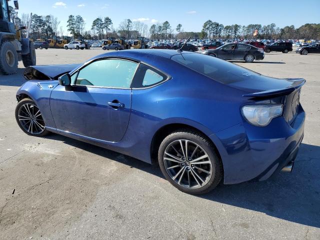 JF1ZNAA19D1723406 - 2013 TOYOTA SCION FR-S BLUE photo 2