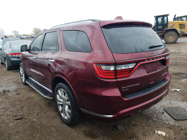 1C4RDJEG7GC371821 - 2016 DODGE DURANGO CITADEL BURGUNDY photo 2