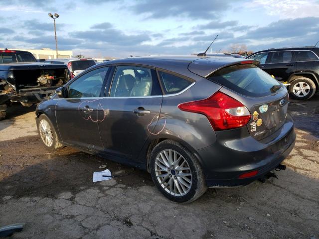 1FADP3N24EL462940 - 2014 FORD FOCUS TITANIUM GRAY photo 2