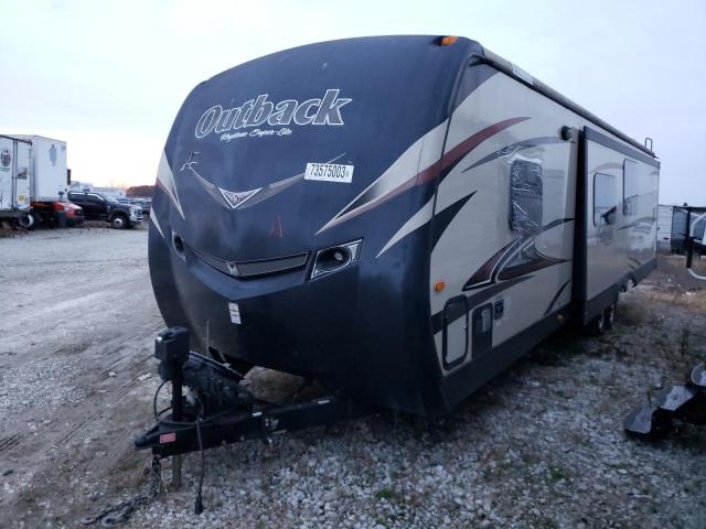 4YDT3232XFB450066 - 2015 KEYSTONE OUTBACK TWO TONE photo 2