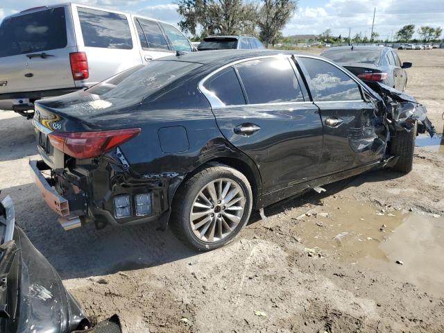 JN1EV7AP3JM350148 - 2018 INFINITI Q50 LUXE BLACK photo 3