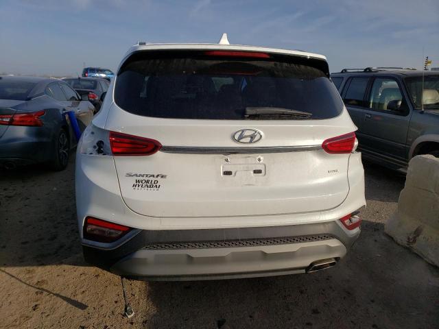 5NMS3CAD1KH069964 - 2019 HYUNDAI SANTA FE SEL WHITE photo 6