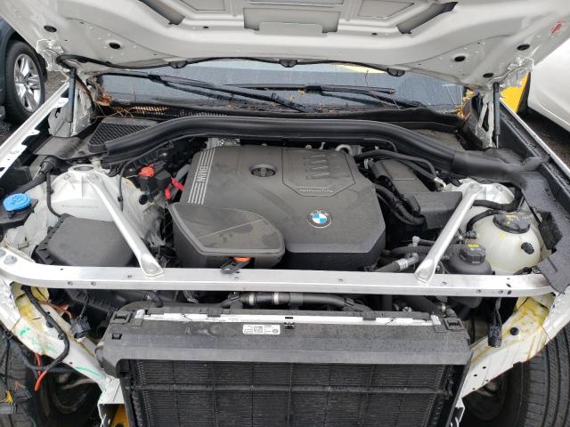5UXTY3C04M9E90657 - 2021 BMW X3 SDRIVE30I WHITE photo 12